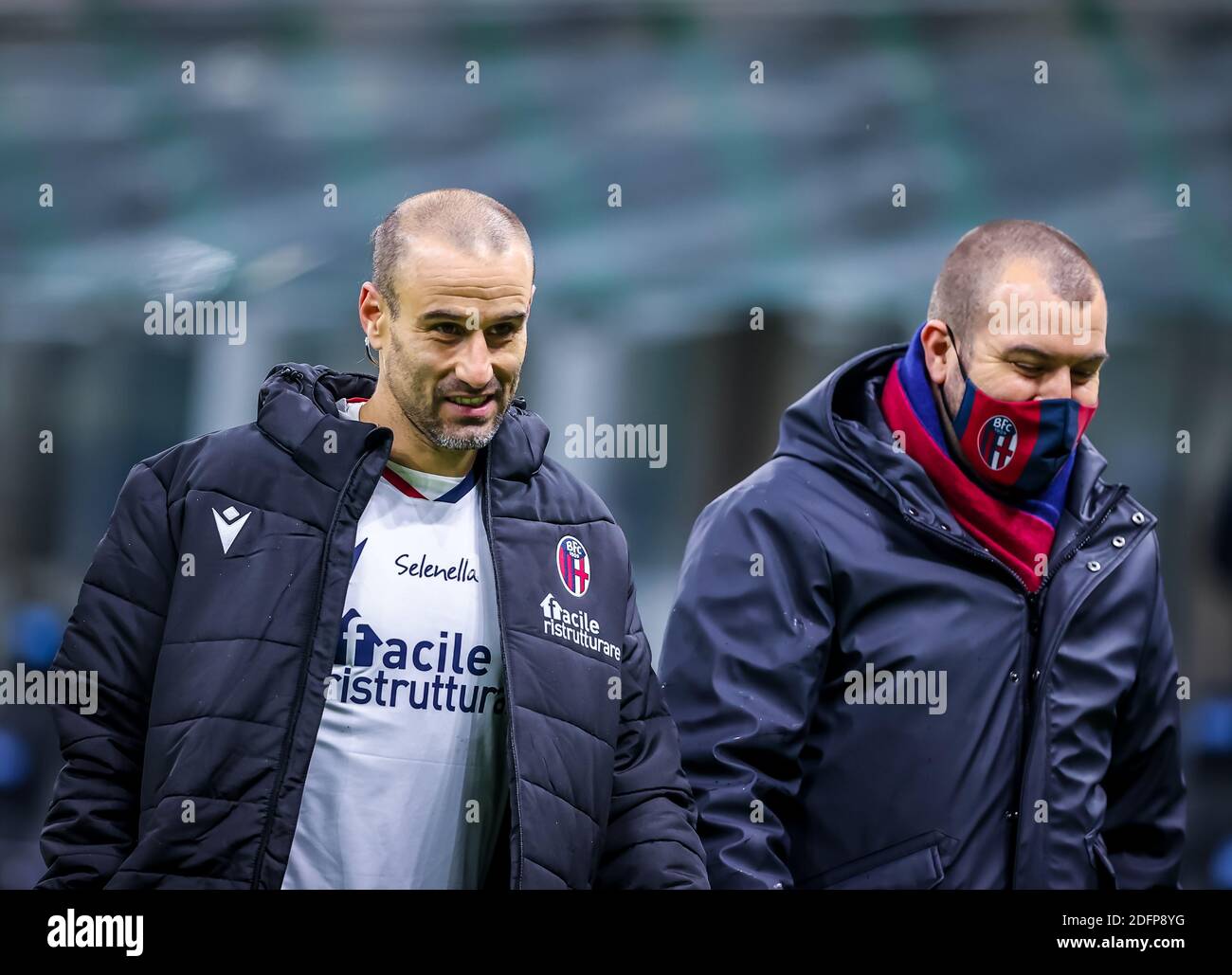 Rodrigo Palacio del Bologna FC durante la Serie A 2020/21 Partita di calcio tra FC Internazionale e Bologna FC al San Siro/LM Foto Stock