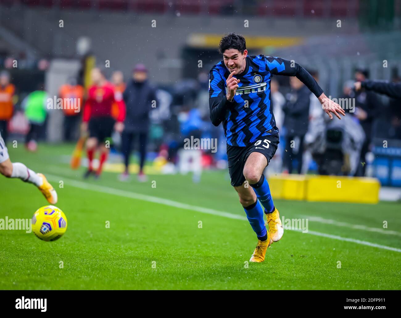 Alessandro Bastoni del FC Internazionale durante la Serie A 2020/21 Partita di calcio tra il FC Internazionale e il Bologna FC al Th / LM Foto Stock