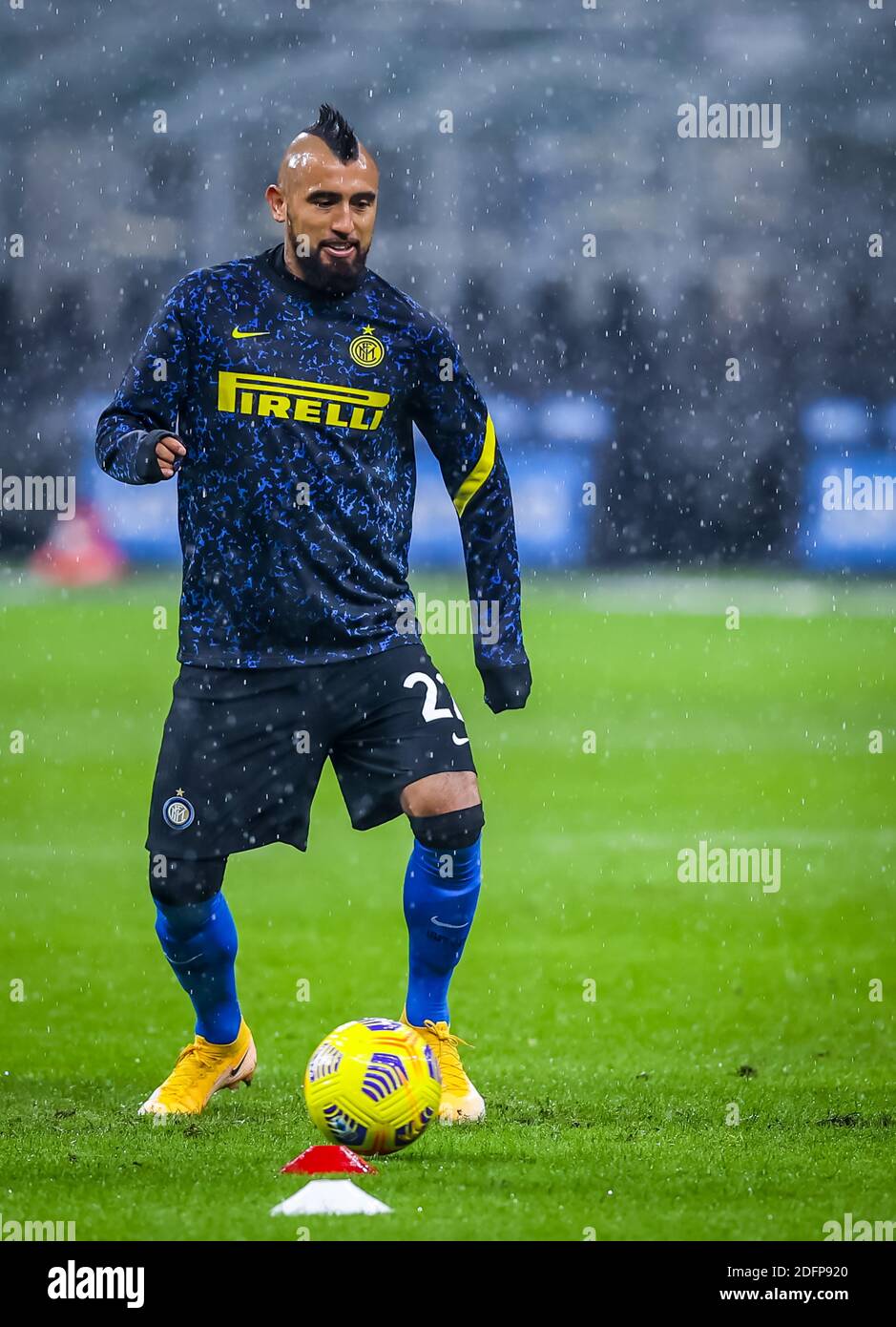 Arturo Vidal del FC Internazionale durante la Serie A 2020/21 Partita di calcio tra FC Internazionale e Bologna FC al San/LM Foto Stock