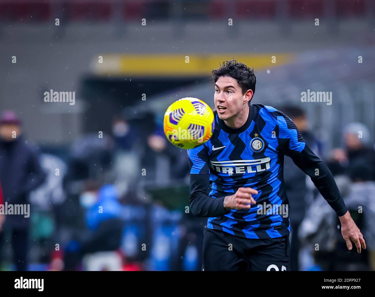 Alessandro Bastoni del FC Internazionale durante la Serie A 2020/21 Partita di calcio tra il FC Internazionale e il Bologna FC al Th / LM Foto Stock