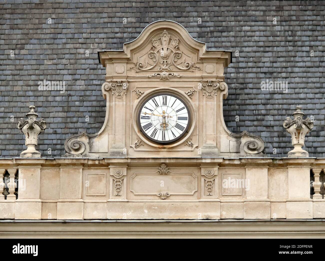 Festetics Palace, Keszthely (situato sulla riva occidentale del Lago Balaton), Zala contea, Ungheria, Magyarország, Europa Foto Stock