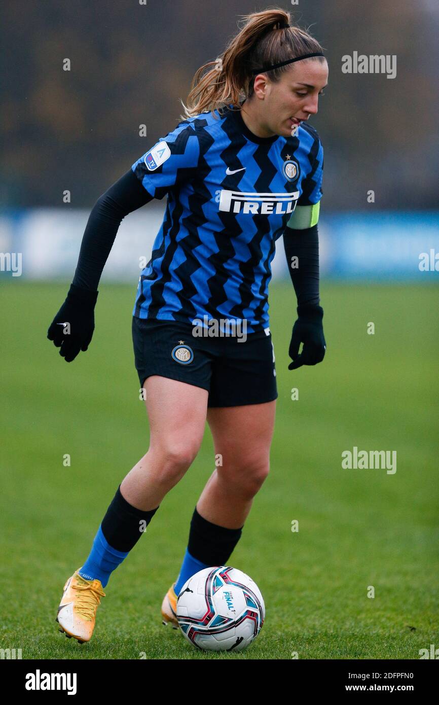 Stadio Felice Chinetti, Milano, Italia, 06 dic 2020, gloria Marinelli (FC Internazionale) durante FC Internazionale vs Accademia San Marino, Calcio italiano Serie A Femminile match - Foto Francesco Scaccianoce / LM Foto Stock