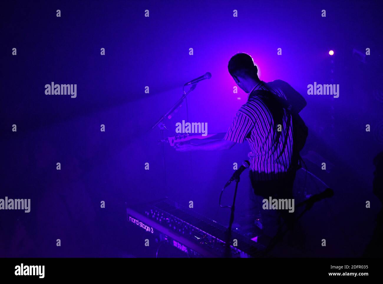 Louis Delort si esibisce dal vivo al Cafe de la danse di Parigi, in Francia, il 29 settembre 2018. Foto di Alain Apaydin/ABACAPRESS.COM Foto Stock