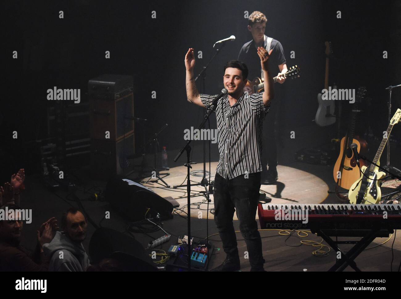 Louis Delort si esibisce dal vivo al Cafe de la danse di Parigi, in Francia, il 29 settembre 2018. Foto di Alain Apaydin/ABACAPRESS.COM Foto Stock