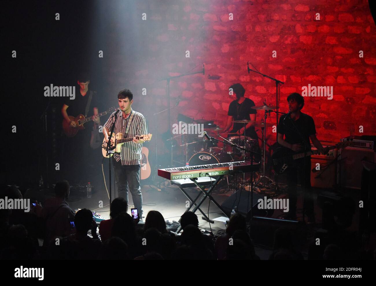 Louis Delort si esibisce dal vivo al Cafe de la danse di Parigi, in Francia, il 29 settembre 2018. Foto di Alain Apaydin/ABACAPRESS.COM Foto Stock