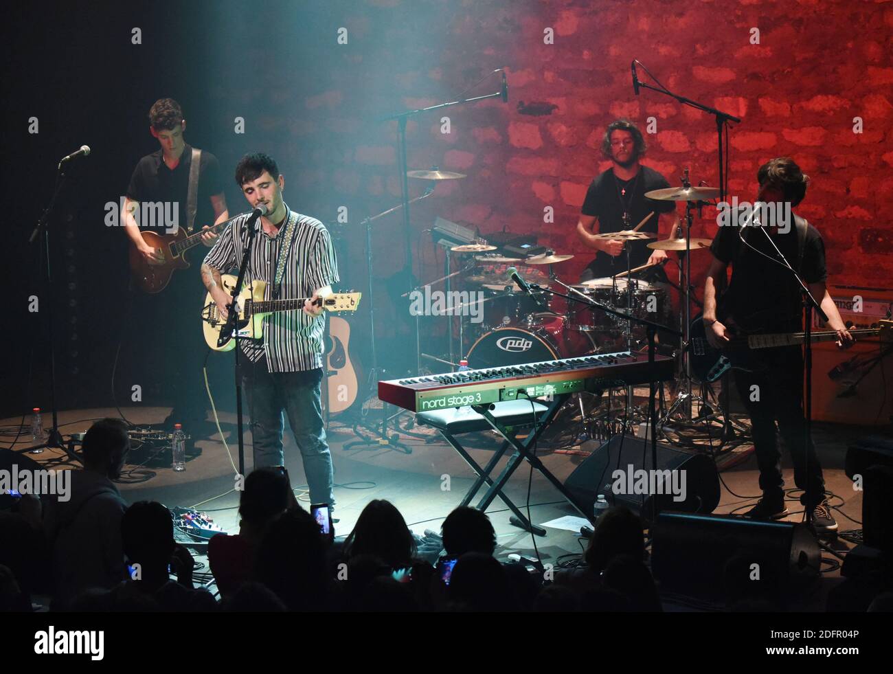 Louis Delort si esibisce dal vivo al Cafe de la danse di Parigi, in Francia, il 29 settembre 2018. Foto di Alain Apaydin/ABACAPRESS.COM Foto Stock