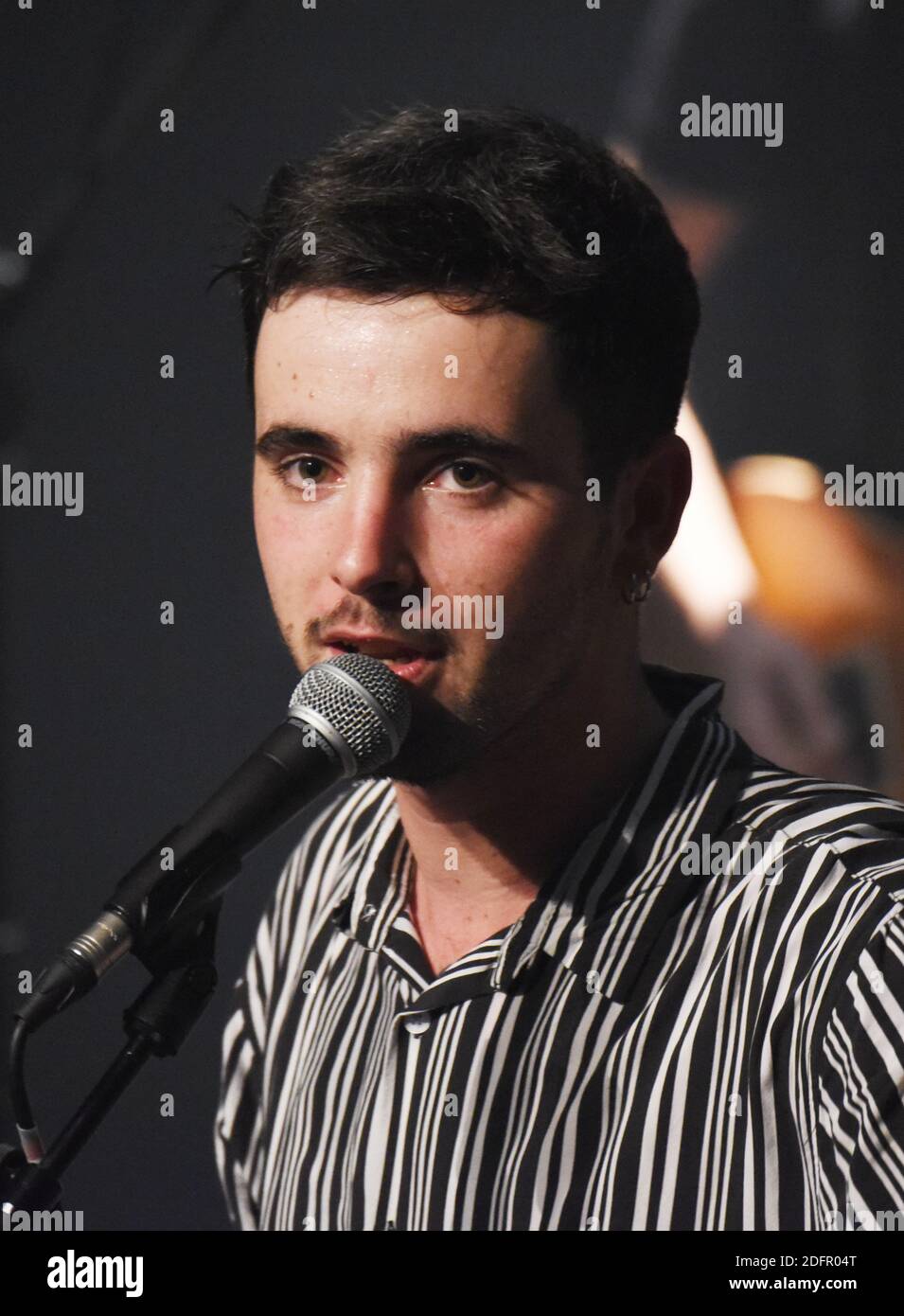 Louis Delort si esibisce dal vivo al Cafe de la danse di Parigi, in Francia, il 29 settembre 2018. Foto di Alain Apaydin/ABACAPRESS.COM Foto Stock