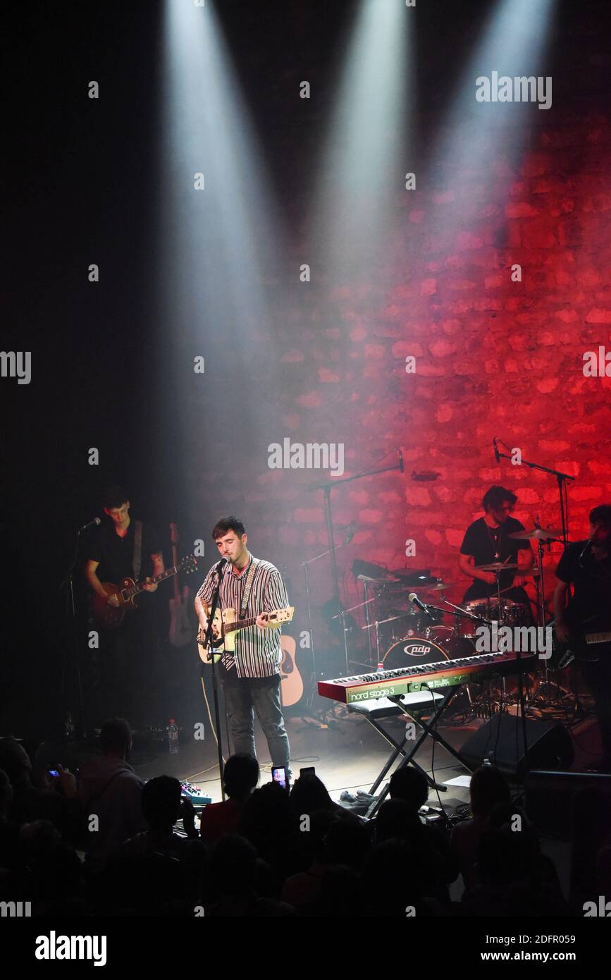 Louis Delort si esibisce dal vivo al Cafe de la danse di Parigi, in Francia, il 29 settembre 2018. Foto di Alain Apaydin/ABACAPRESS.COM Foto Stock