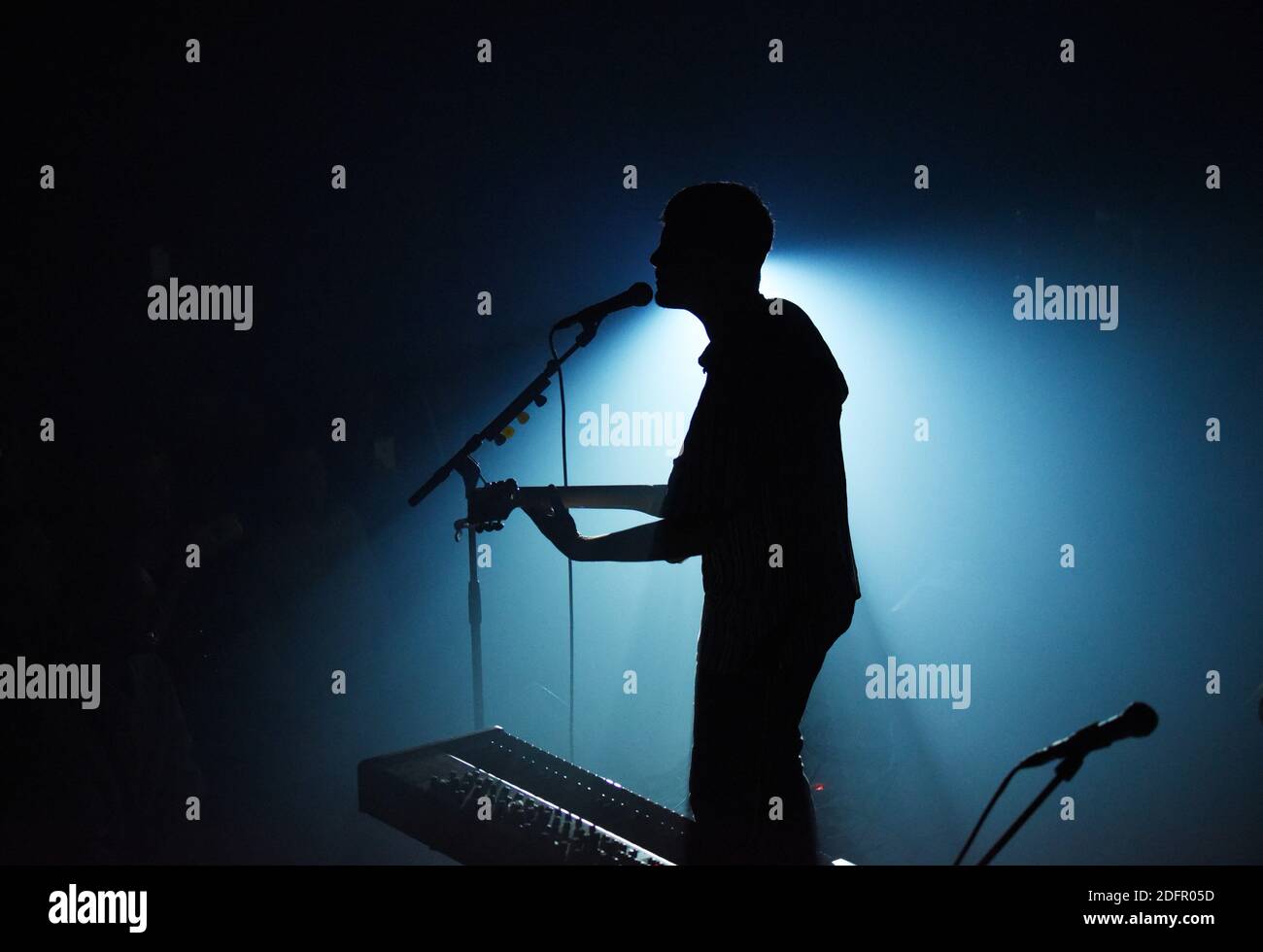 Louis Delort si esibisce dal vivo al Cafe de la danse di Parigi, in Francia, il 29 settembre 2018. Foto di Alain Apaydin/ABACAPRESS.COM Foto Stock