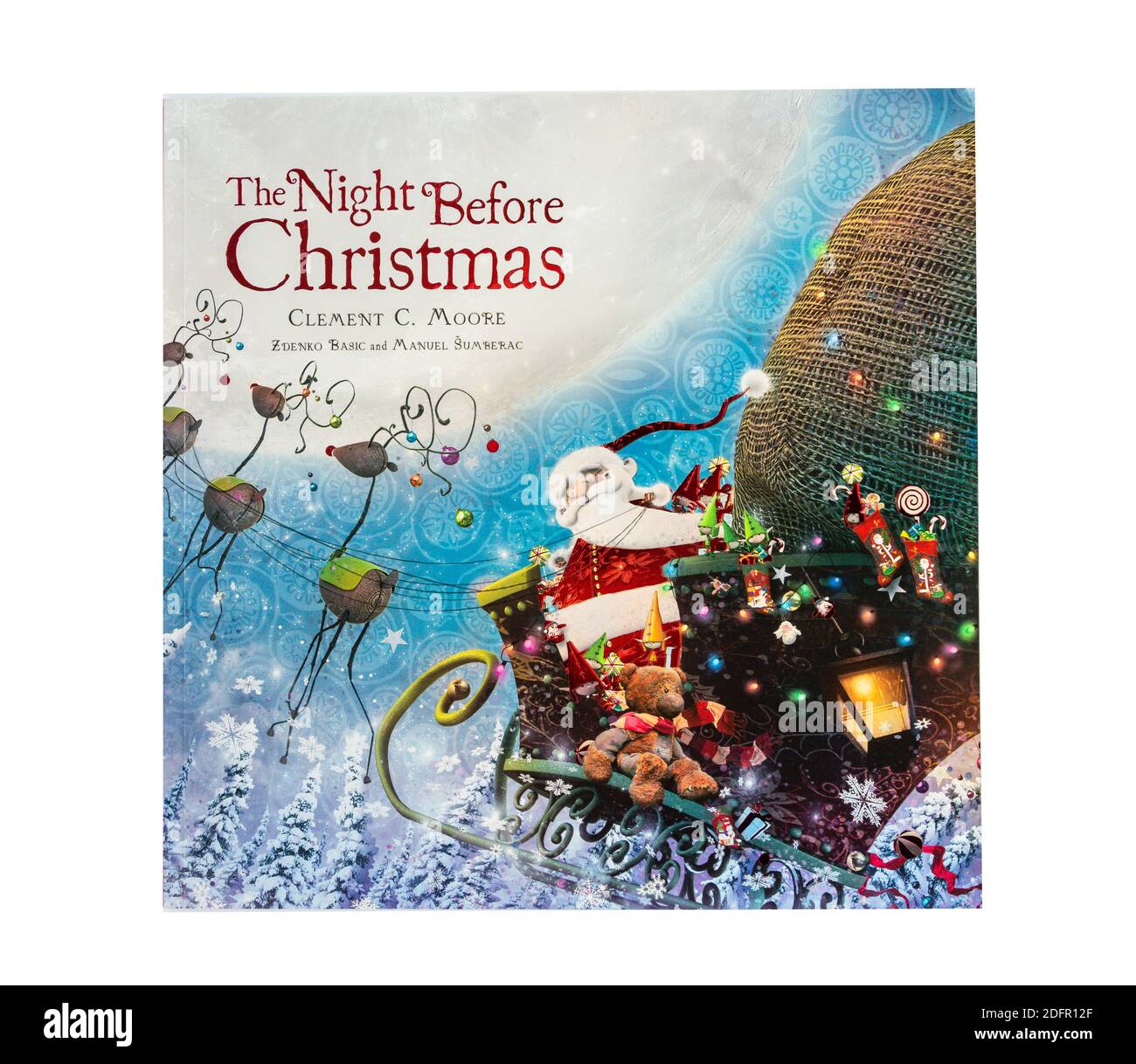 The Night Before Christmas classico libro per bambini di Clement.C.Moore, Greater London, England, united kingdom Foto Stock