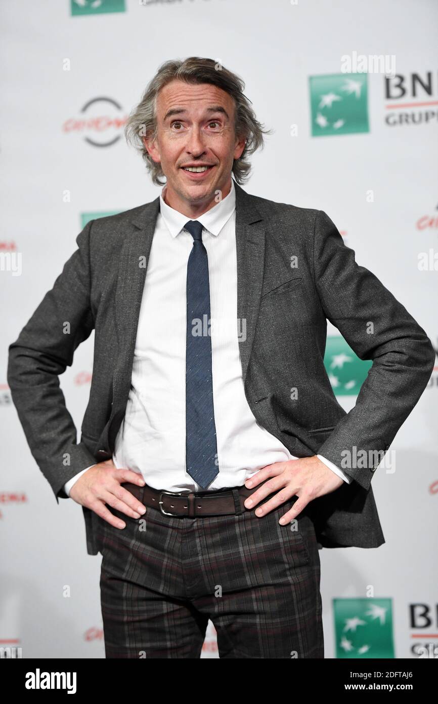 Steve Coogan partecipa alla fotocellula 'Stan & Ollie' durante il 13° Festival del Cinema di Roma all'Auditorium Parco della Musica il 24 ottobre 2018 a Roma. Foto: Eric Vandeville/ABACAPRESS.COM Foto Stock