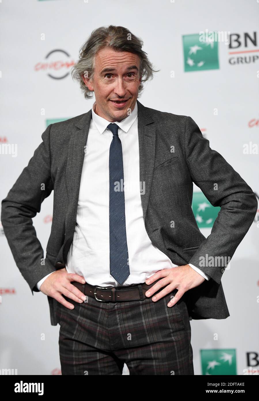 Steve Coogan partecipa alla fotocellula 'Stan & Ollie' durante il 13° Festival del Cinema di Roma all'Auditorium Parco della Musica il 24 ottobre 2018 a Roma. Foto: Eric Vandeville/ABACAPRESS.COM Foto Stock