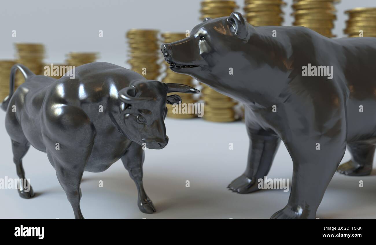 Borsa di mercato di Bull Foto Stock