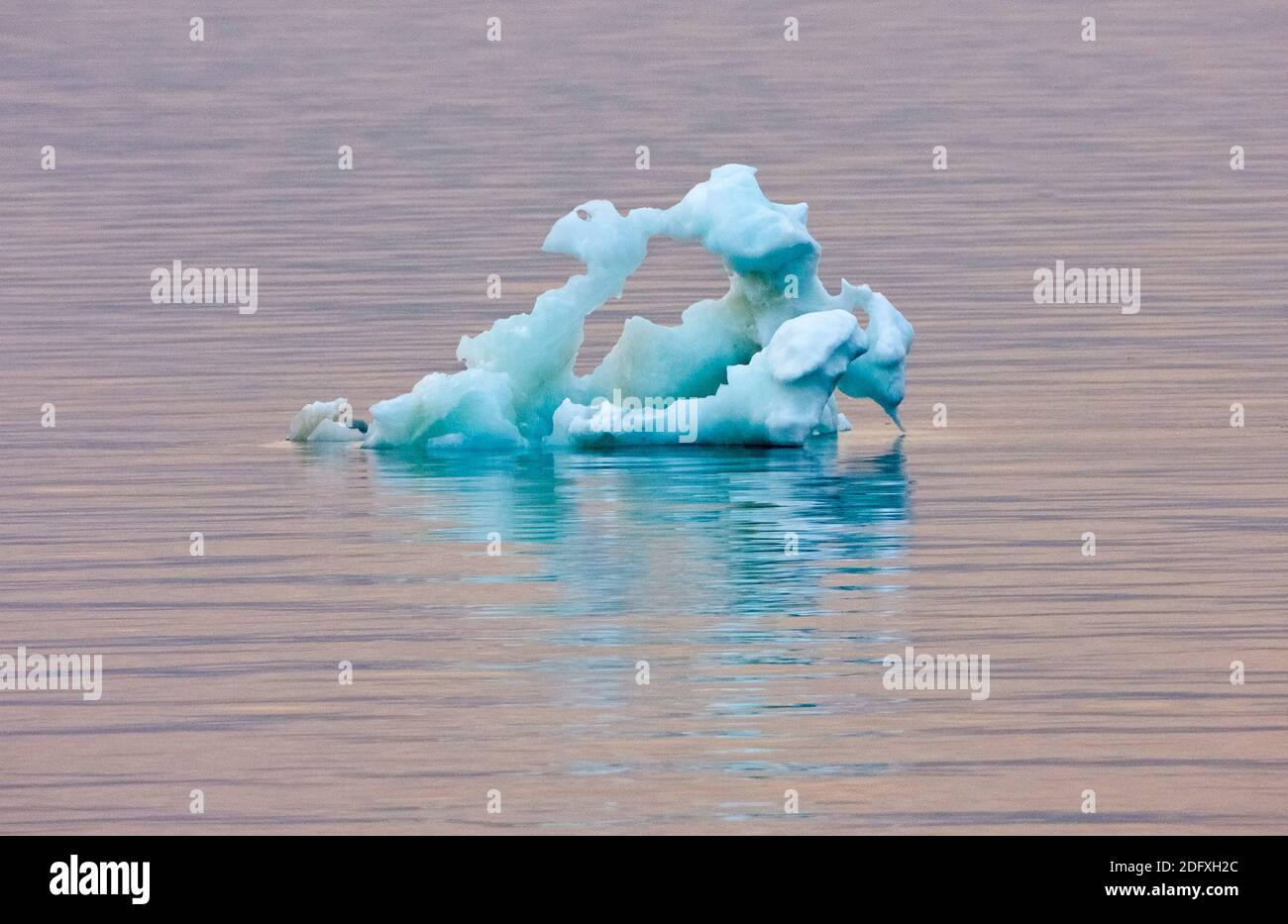 Ghiaccio galleggiante, mare di Bering, Russia Estremo Oriente Foto Stock