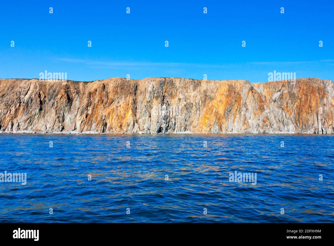 Isola di Cape Onman, Chukchi Sea, Russia Estremo Oriente Foto Stock