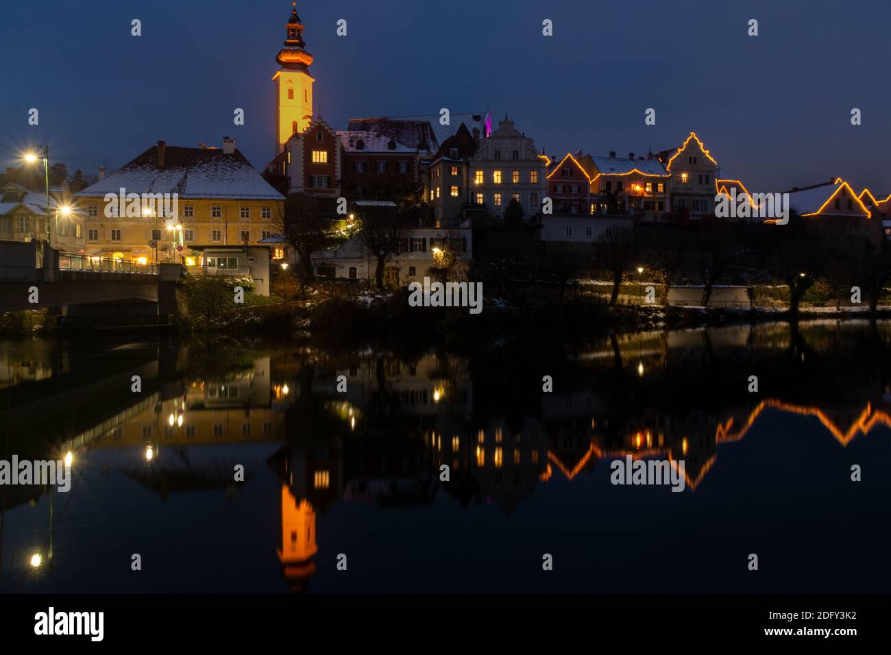 Natale a Frohnleiten, Austria Foto Stock