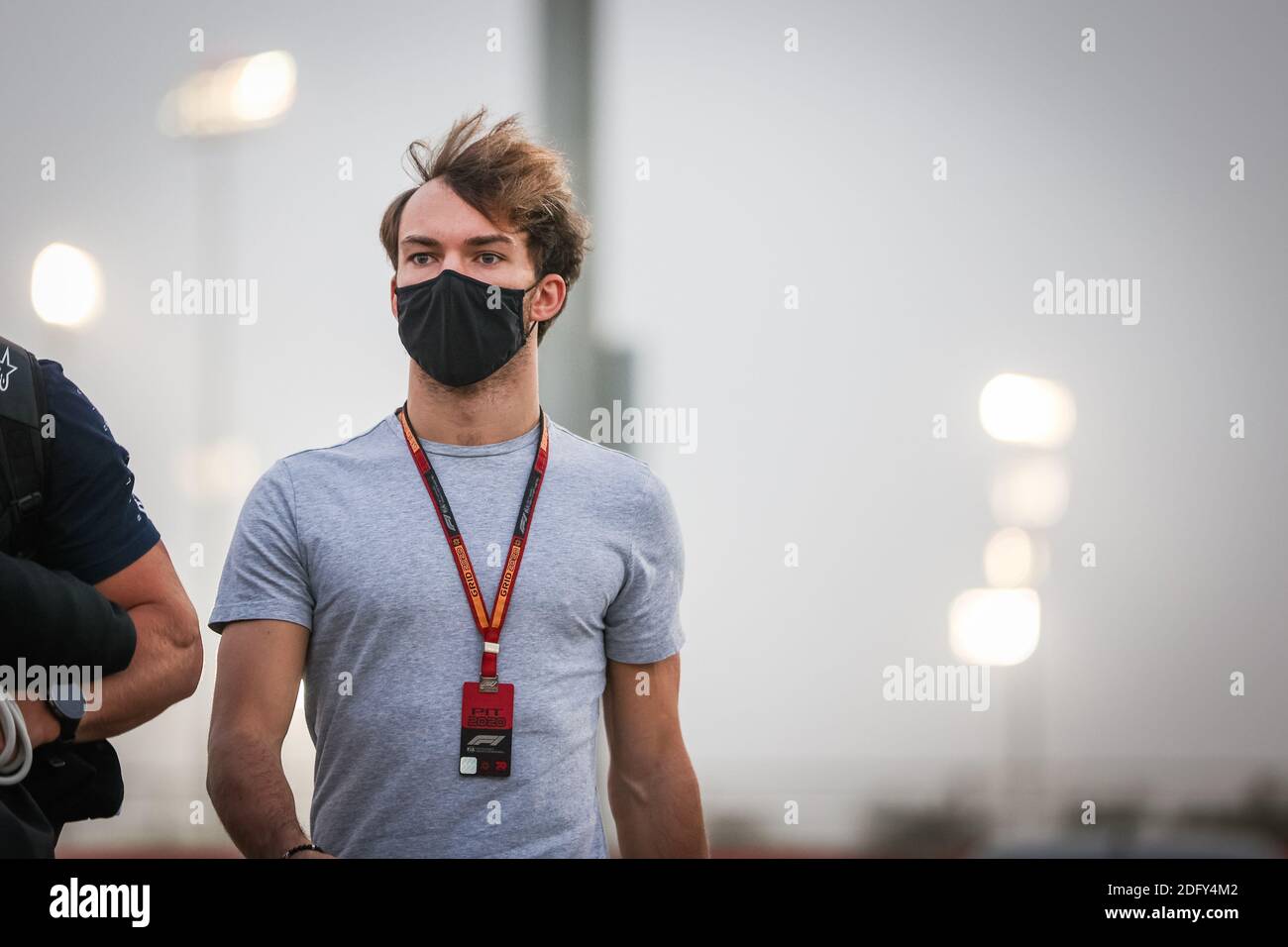 GASLY Pierre (fra), Scuderia AlphaTauri Honda AT01, ritratto durante il Gran Premio Rolex Sakhir di Formula 1 2020, da dicembre / LM Foto Stock