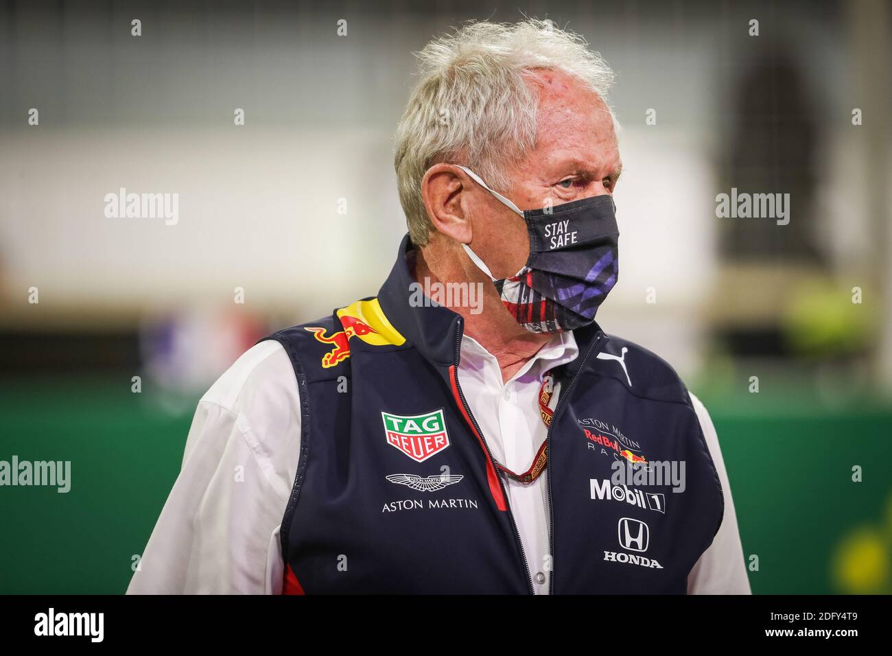 MARKO Helmut (aut), Aston Martin Red Bull Racing Driversa Manager, ritratto durante la Formula 1 Rolex Sakhir Grand Prix/LM Foto Stock