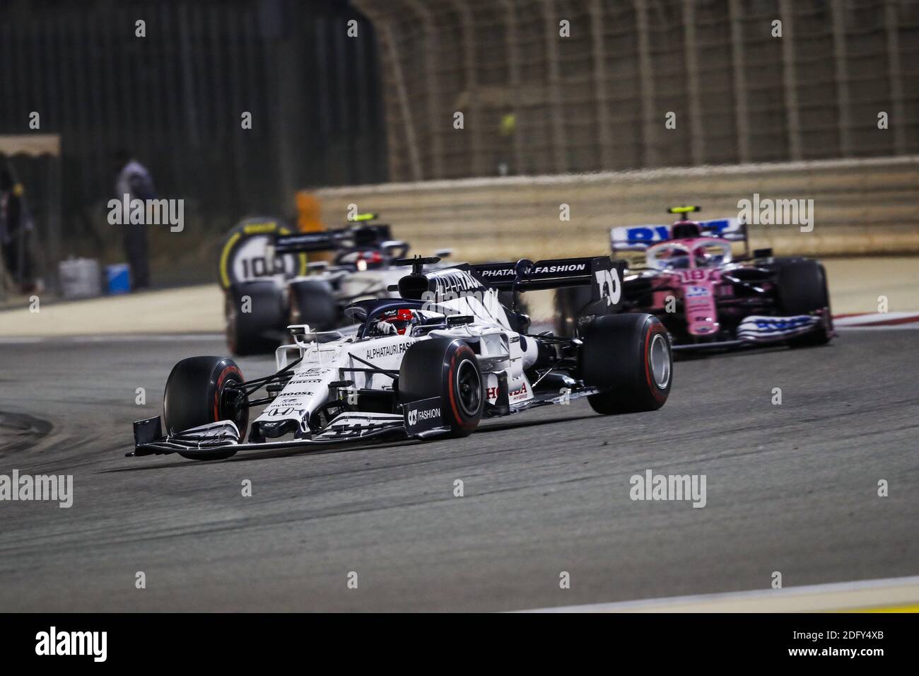 KVYAT Daniil (rus), Scuderia AlphaTauri Honda AT01, in azione durante la Formula 1 Rolex Sakhir Grand Prix 2020, dal 4 dicembre / LM Foto Stock
