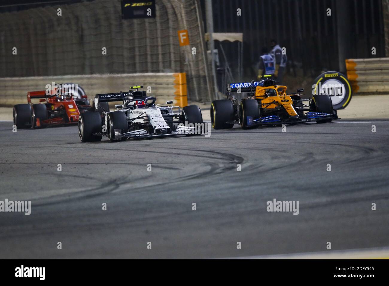 GASLY Pierre (fra), Scuderia AlphaTauri Honda AT01, NORRIS Lando (gbr), McLaren Renault F1 MCL35, in azione durante la Formula 1/LM Foto Stock