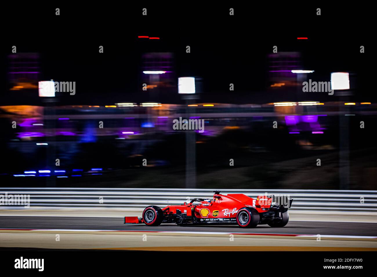 05 VETTEL Sebastian (ger), Scuderia Ferrari SF1000, azione durante la Formula 1 Rolex Sakhir Grand Prix 2020, dal 4 dicembre / LM Foto Stock