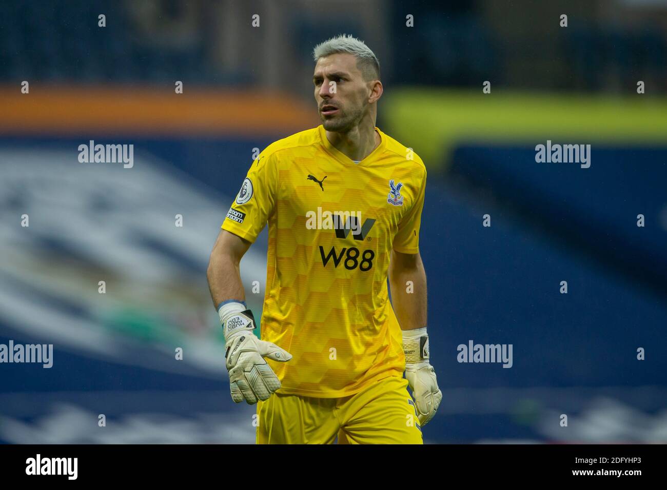 WEST BROMWICH, INGHILTERRA. 6 DICEMBRE Vicente Guaita di Crystal Palace durante la partita della Premier League tra West Bromwich Albion e Crystal Palace a Hawthorns, West Bromwich, domenica 6 Dicembre 2020. (Credit: Leila Coker | MI News) Credit: MI News & Sport /Alamy Live News Foto Stock