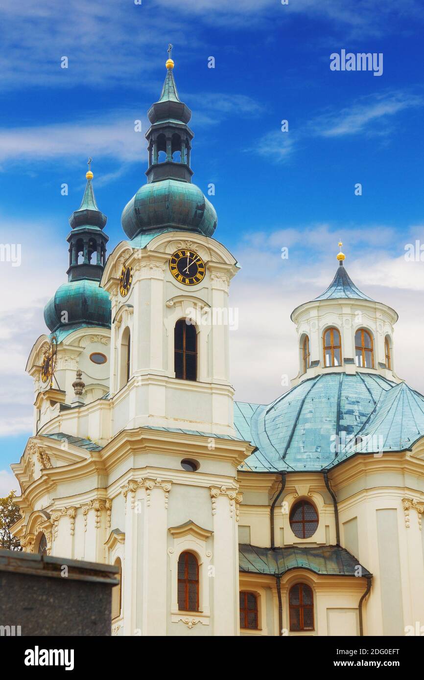 Chiesa di Maria Maddalena a Karlovy Vary Repubblica Ceca Foto Stock