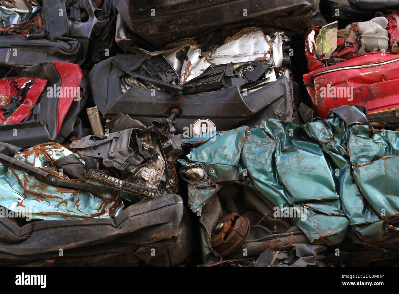 Cimitero di auto Foto Stock