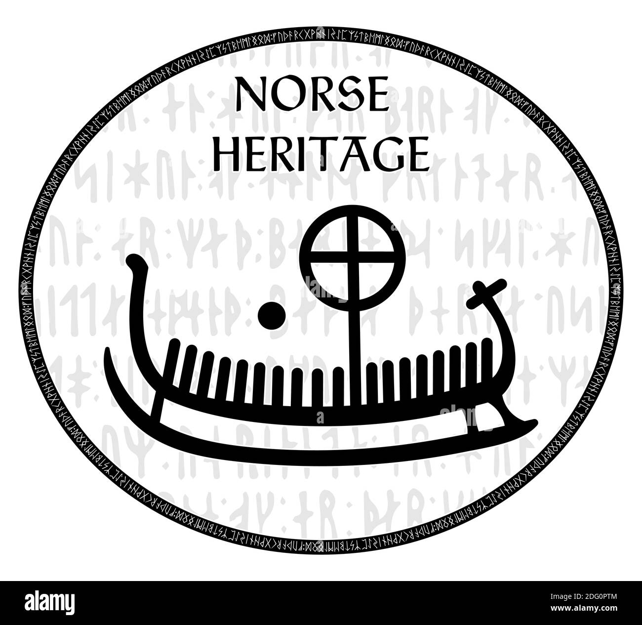 Pietra runica viking Immagini Vettoriali Stock Alamy