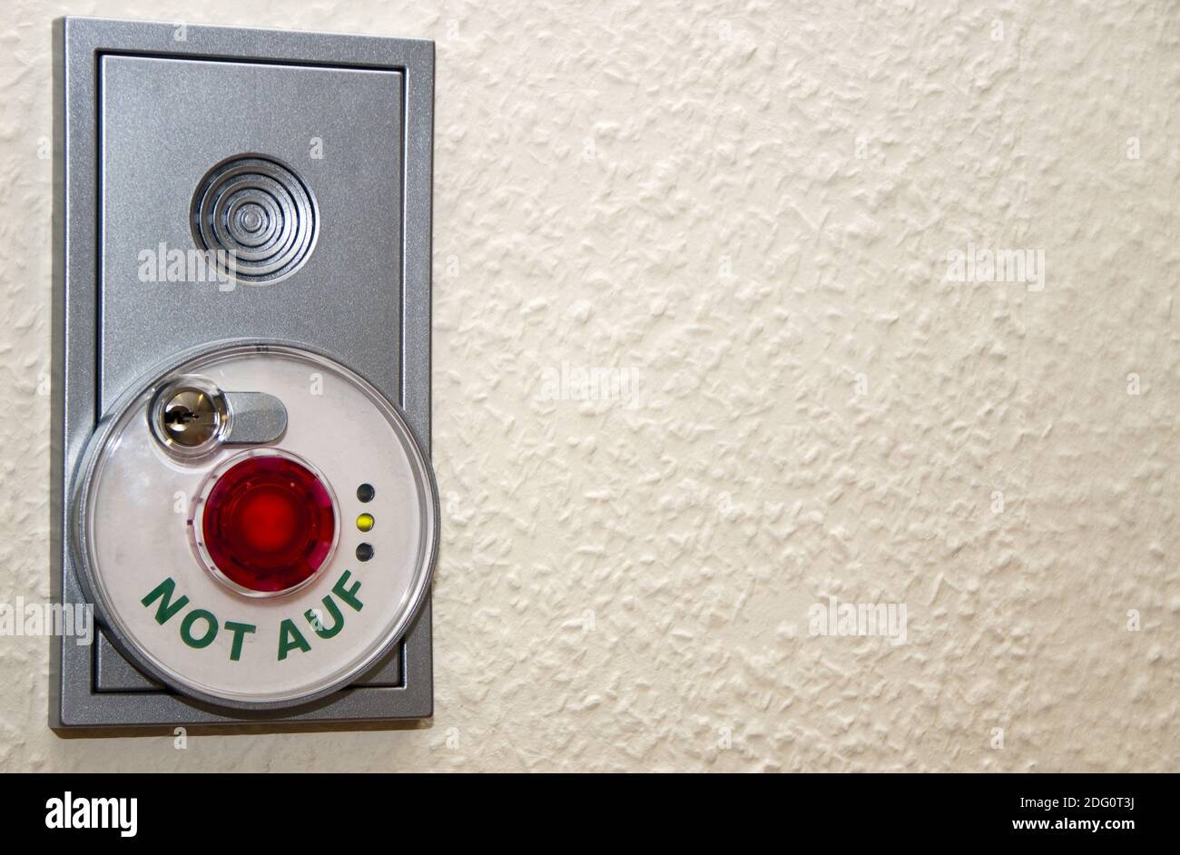 Interruttore di emergenza Foto Stock