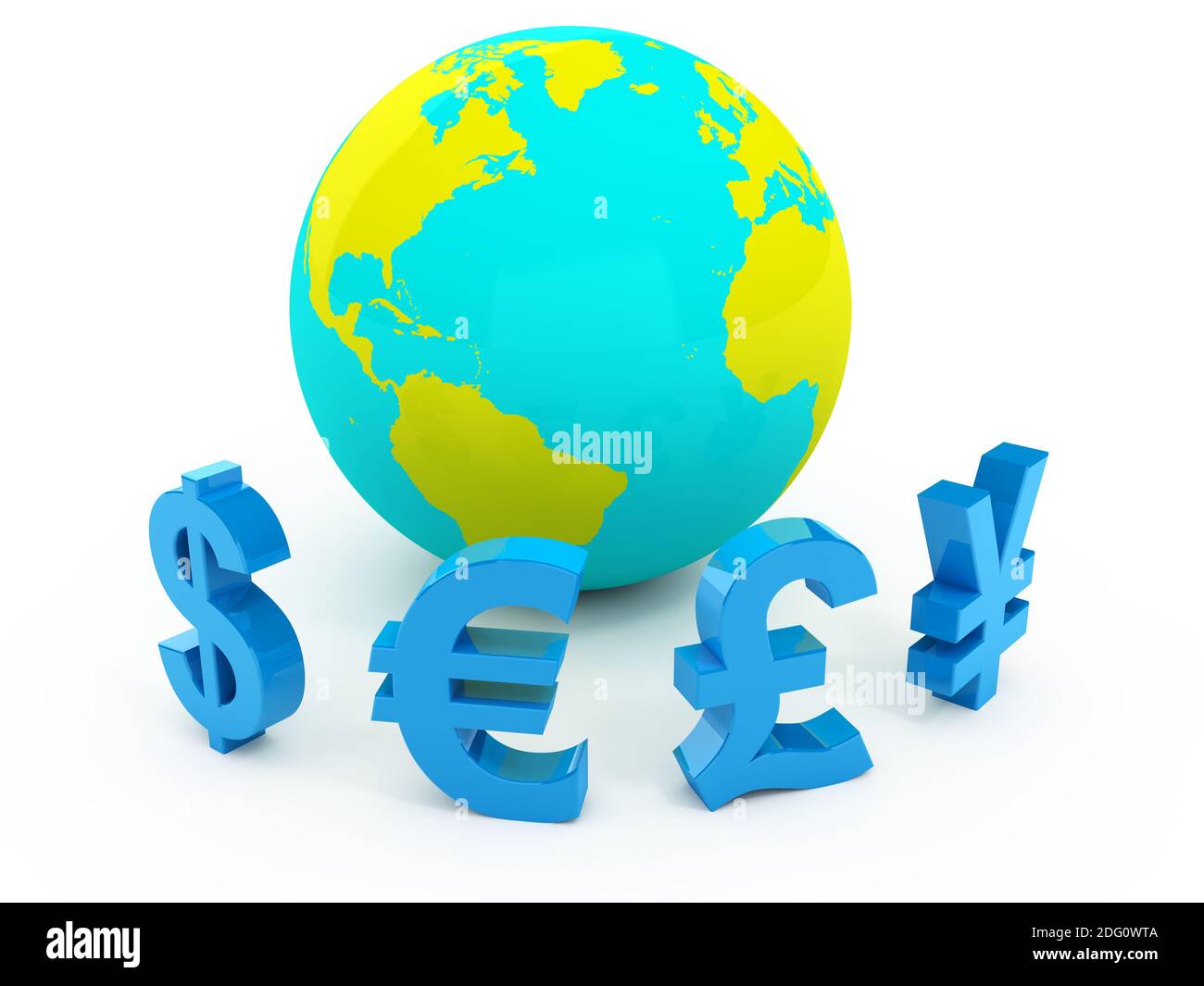 Valuta del mondo Foto Stock