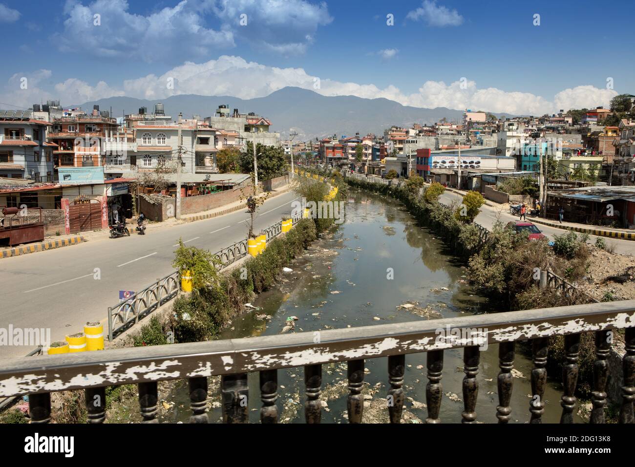 Fiume Bagmati Kathmandu Foto Stock