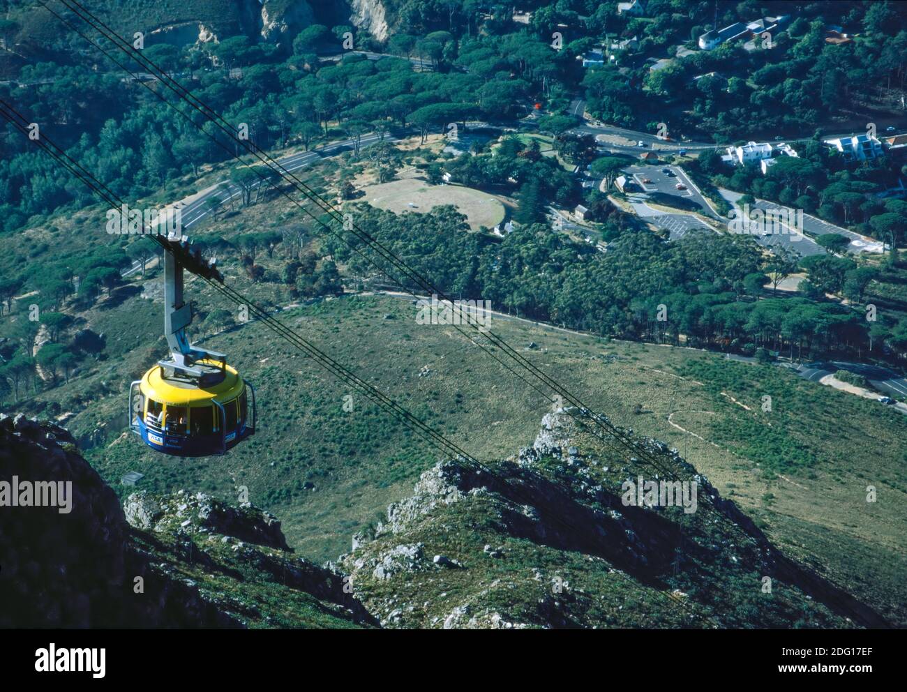 Cabinovia di Table Mountain Città del Capo Sud Africa Foto Stock