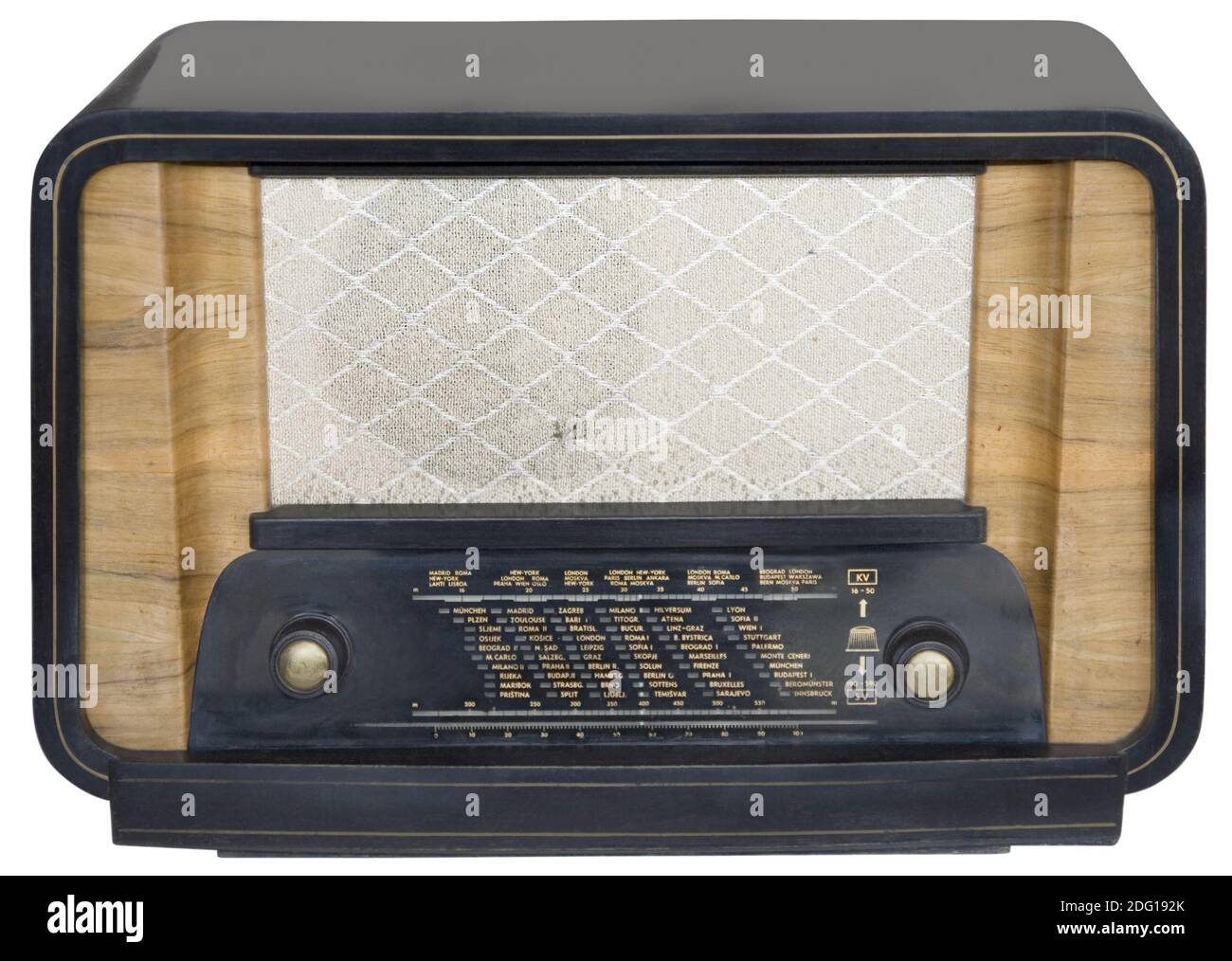 Vecchia radio Foto Stock