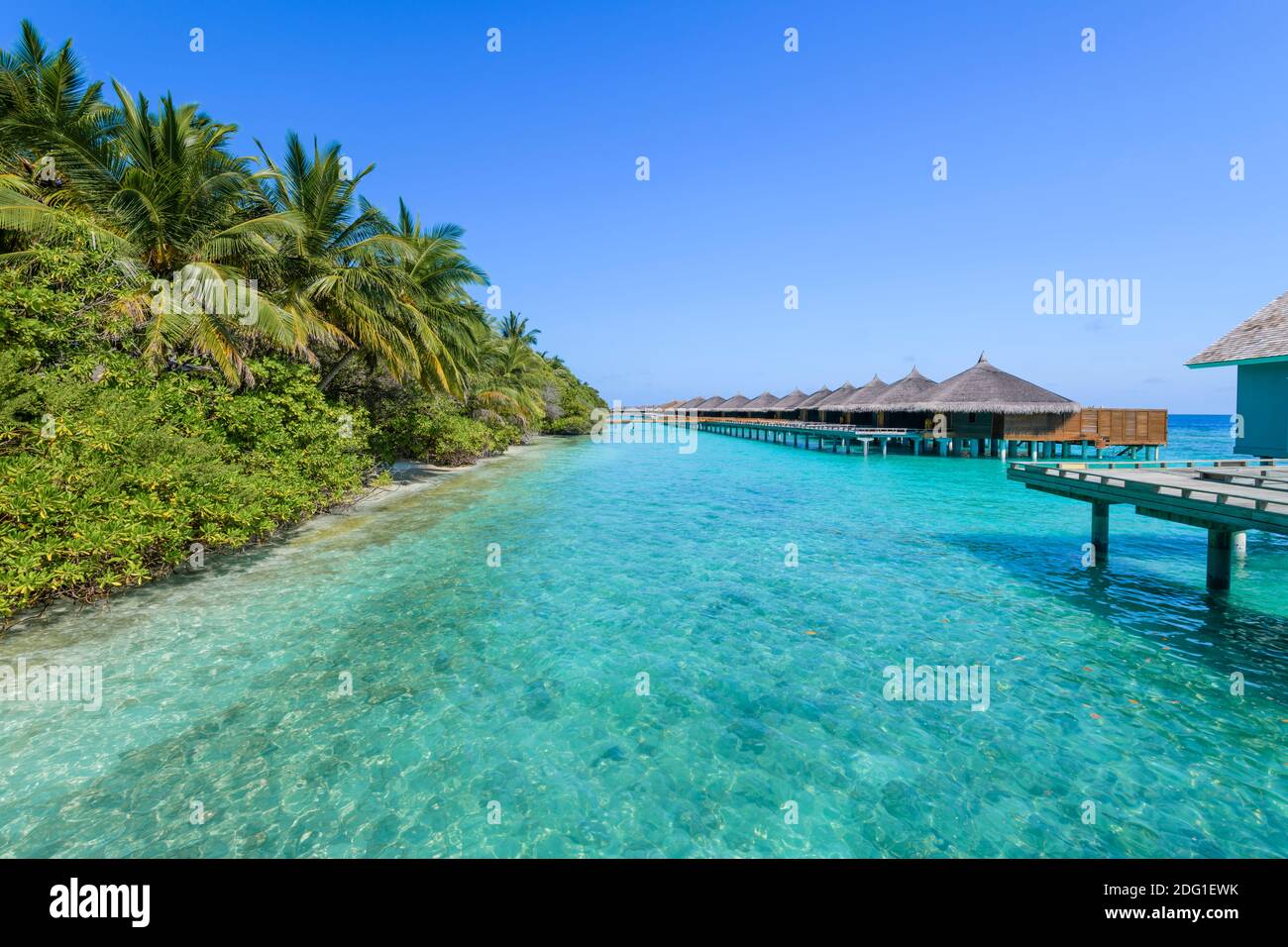 Malediven Strand Urlaub, Maldive Beach Holiday Foto Stock