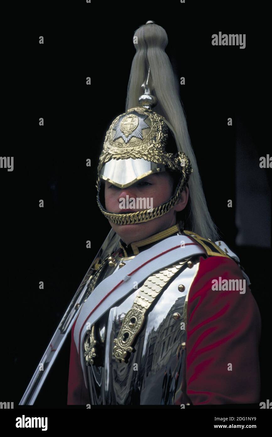Guardia militare, Londra Foto Stock