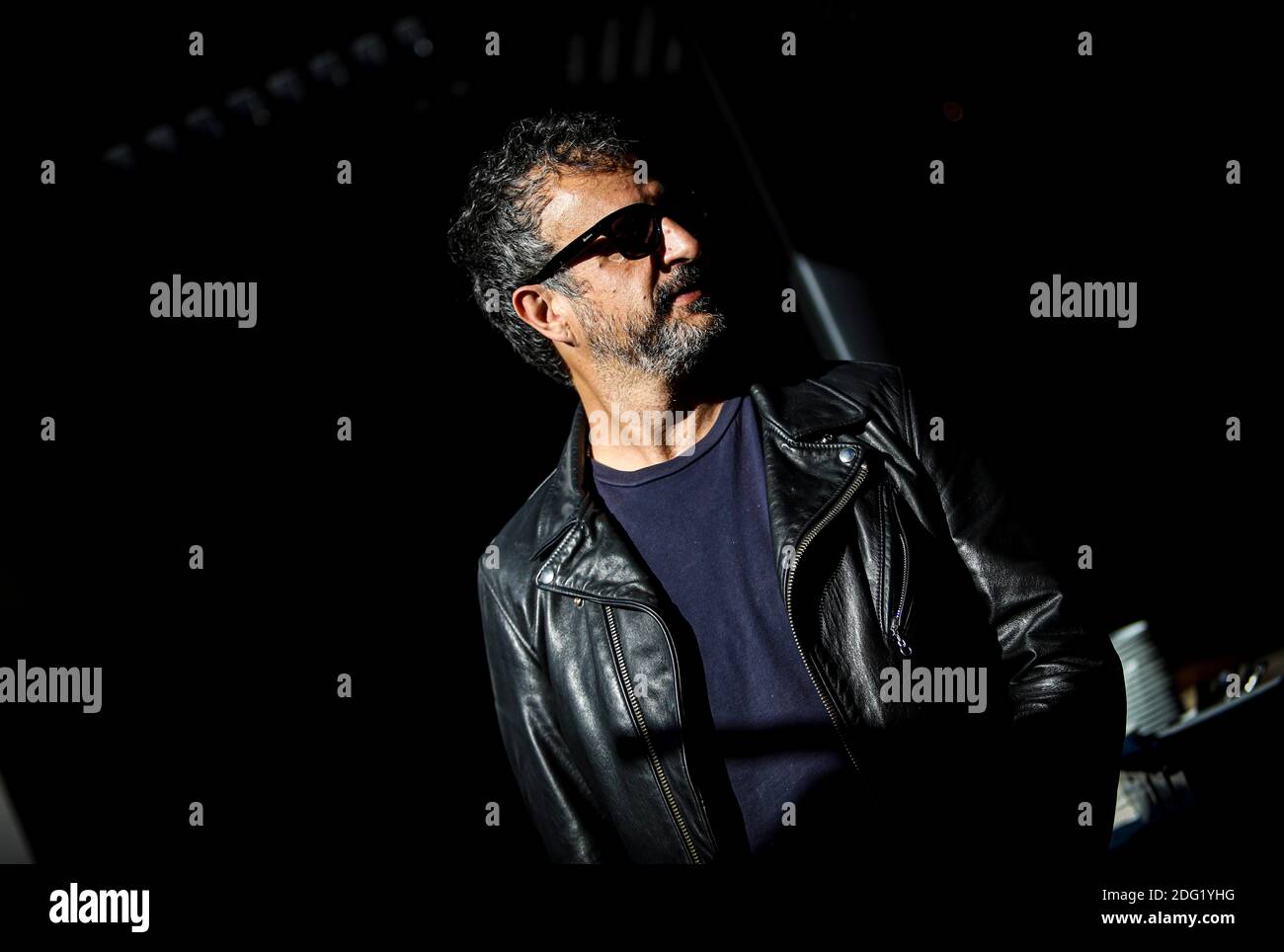 Ritratto di Ismael Fuentes o 'Tito' membro della band Molotov durante una conferenza stampa prima della sua presentazione come solista con la sua produzione 'Poseidtrunk', un album concettuale il 5 dicembre 2020. © (Photo by Luis Gutierrez / Norte Photo ) ritrato de Ismael Fuentes o ‘Tito’ integrante de la banda Molotov durante una rueda de prensa previo a su presentación como solista con su produccion ‘Poseidtrunk’ un disco-libro Conceptual el 5 de diciembre 2020. © (foto di Luis Gutierrez/Norte foto) Foto Stock