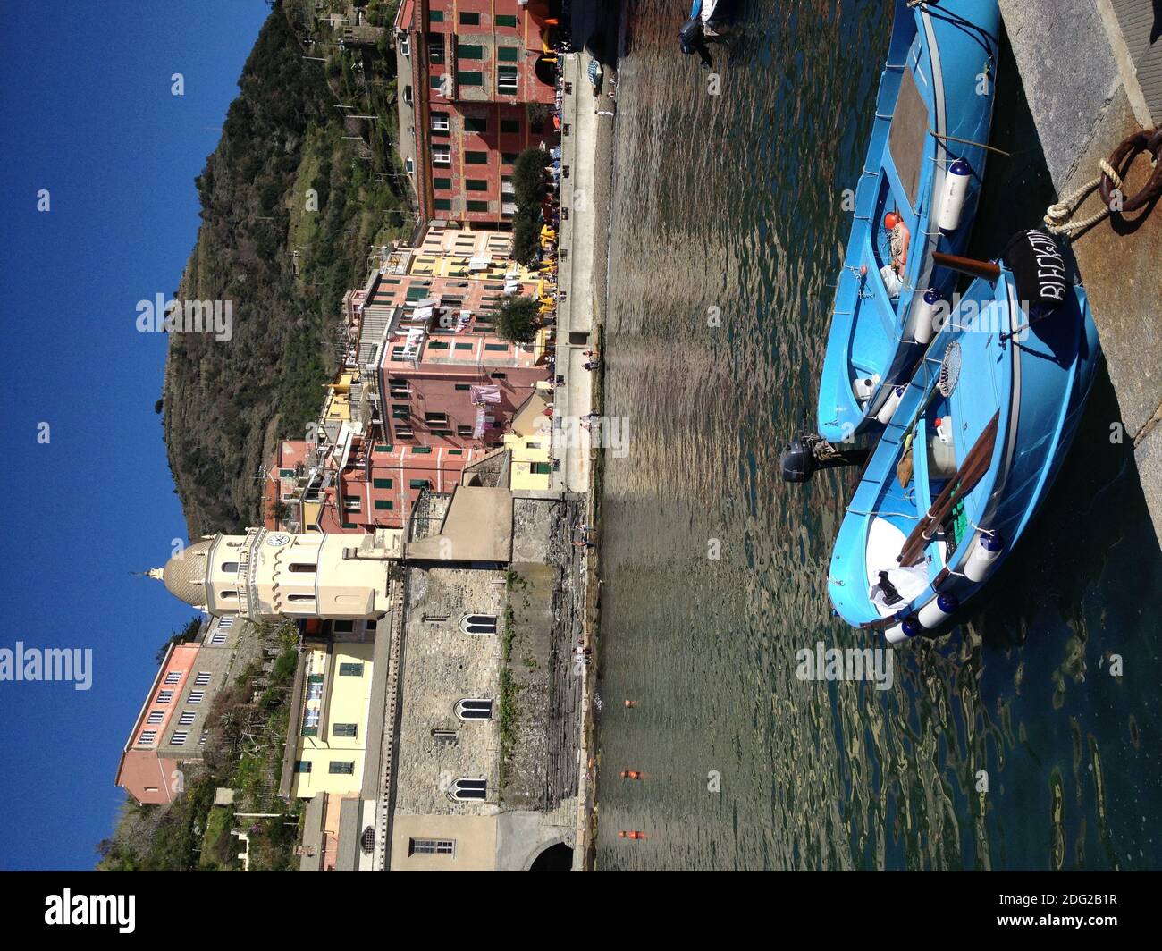 Bellissimo scenario delle cinque Terre, Liguria - Italia Foto Stock