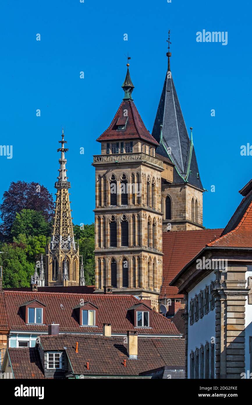 Dionys und Frauenkirche Foto Stock