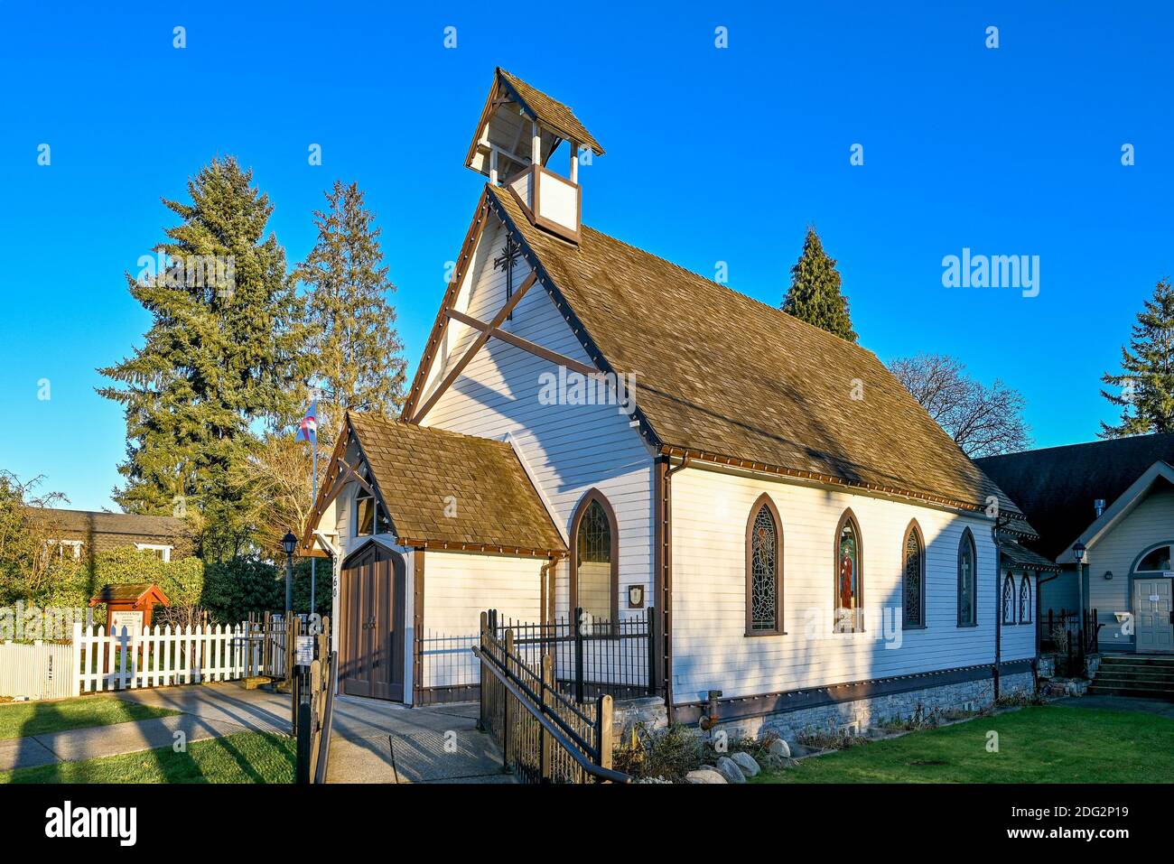Chiesa di San Giorgio, , Fort Langley, British Columbia, Canada Foto Stock