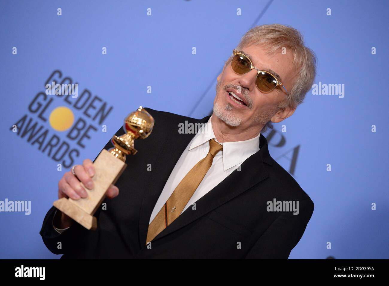 Billy Bob Thorton si pone nella sala stampa durante il 74a edizione del Golden Globe Awards al Beverly Hilton di Beverly Hills, Los Angeles, CA, USA, l'8 gennaio 2017. Foto di Lionel Hahn/ABACAPRESS.COM Foto Stock