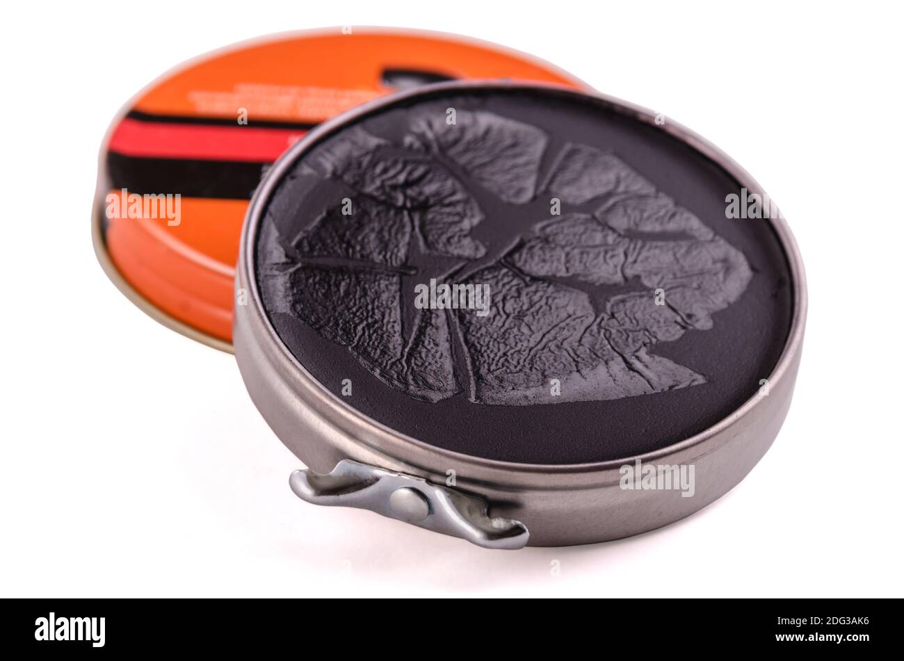 Crema per scarpe Foto Stock