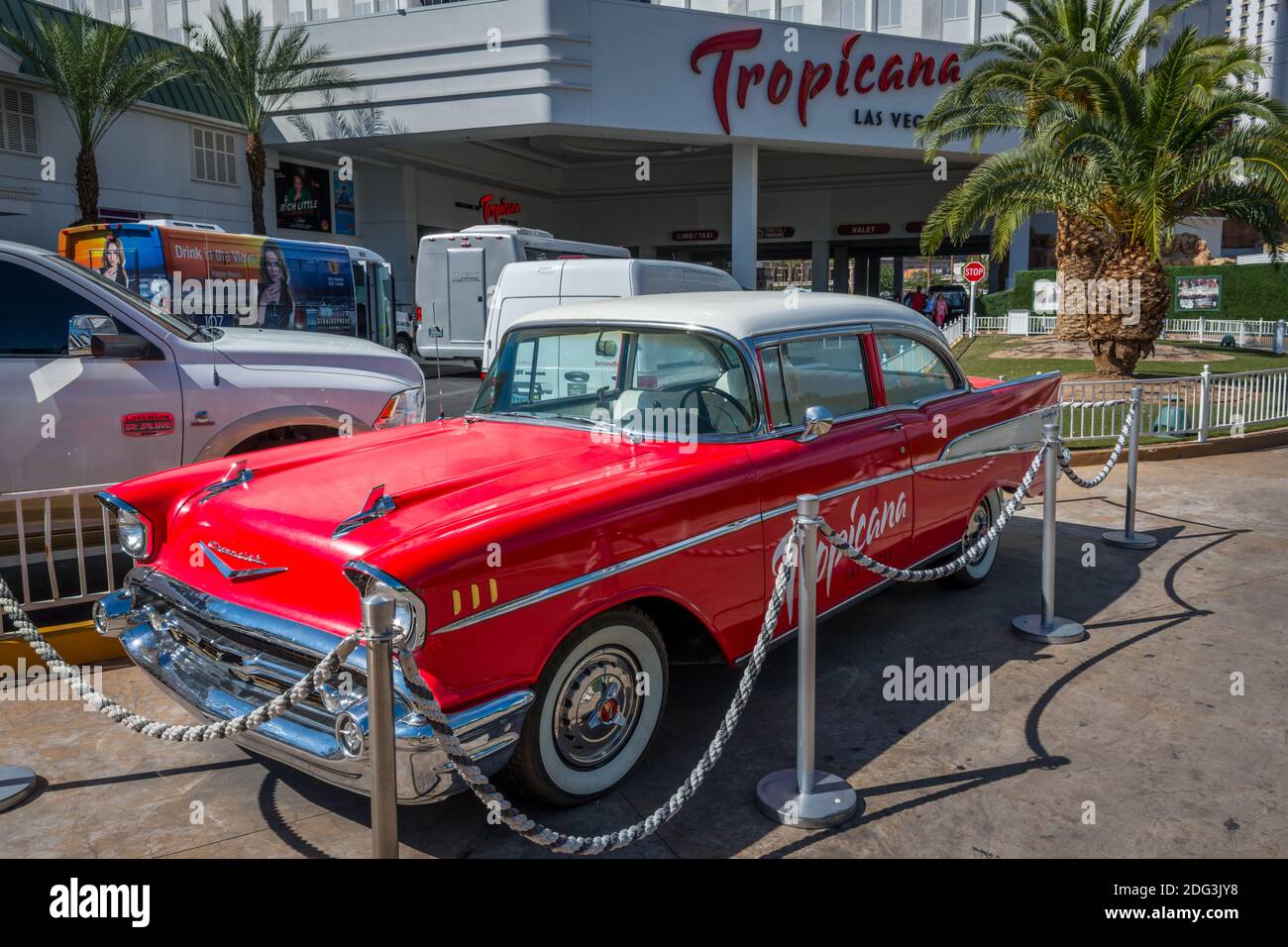 Las Vegas, Nevada, Chevy '57 di Tropicana Foto Stock