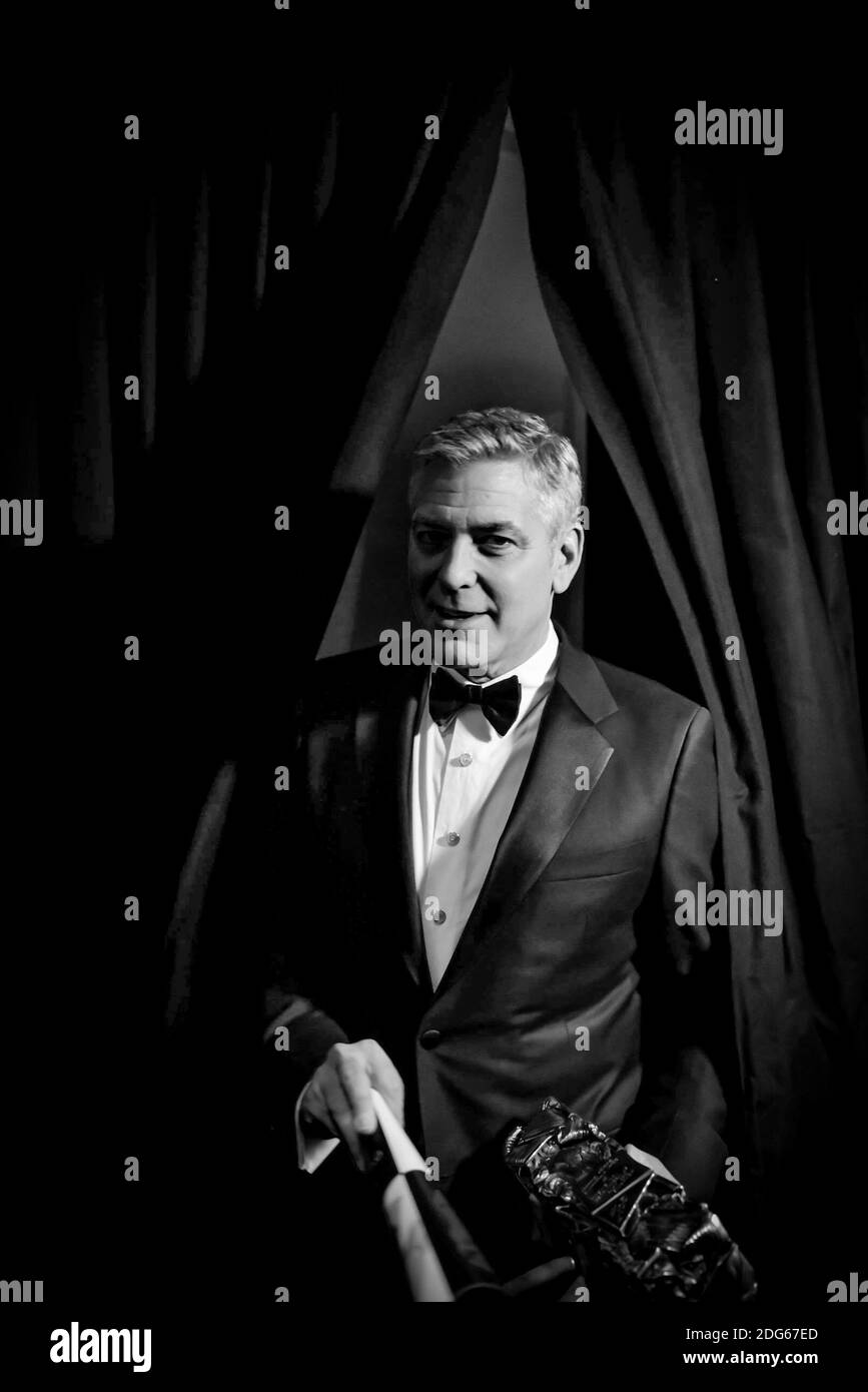 George Clooney durante la 42esima cerimonia annuale dei Cesar Film Awards tenutasi presso la Salle Pleyel di Parigi, Francia, il 24 febbraio 2017. Foto di JMP/ABACAPRESS.COM Foto Stock