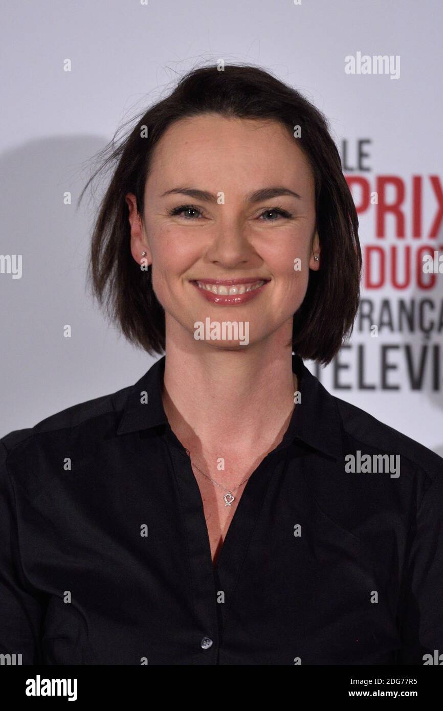 Delphine Zentout assiste au 23eme prix du producteur francais de Television a Paris, France, le 14 Mars 2017. Foto di Alban Wyters/ABACAPRESS.COM Foto Stock