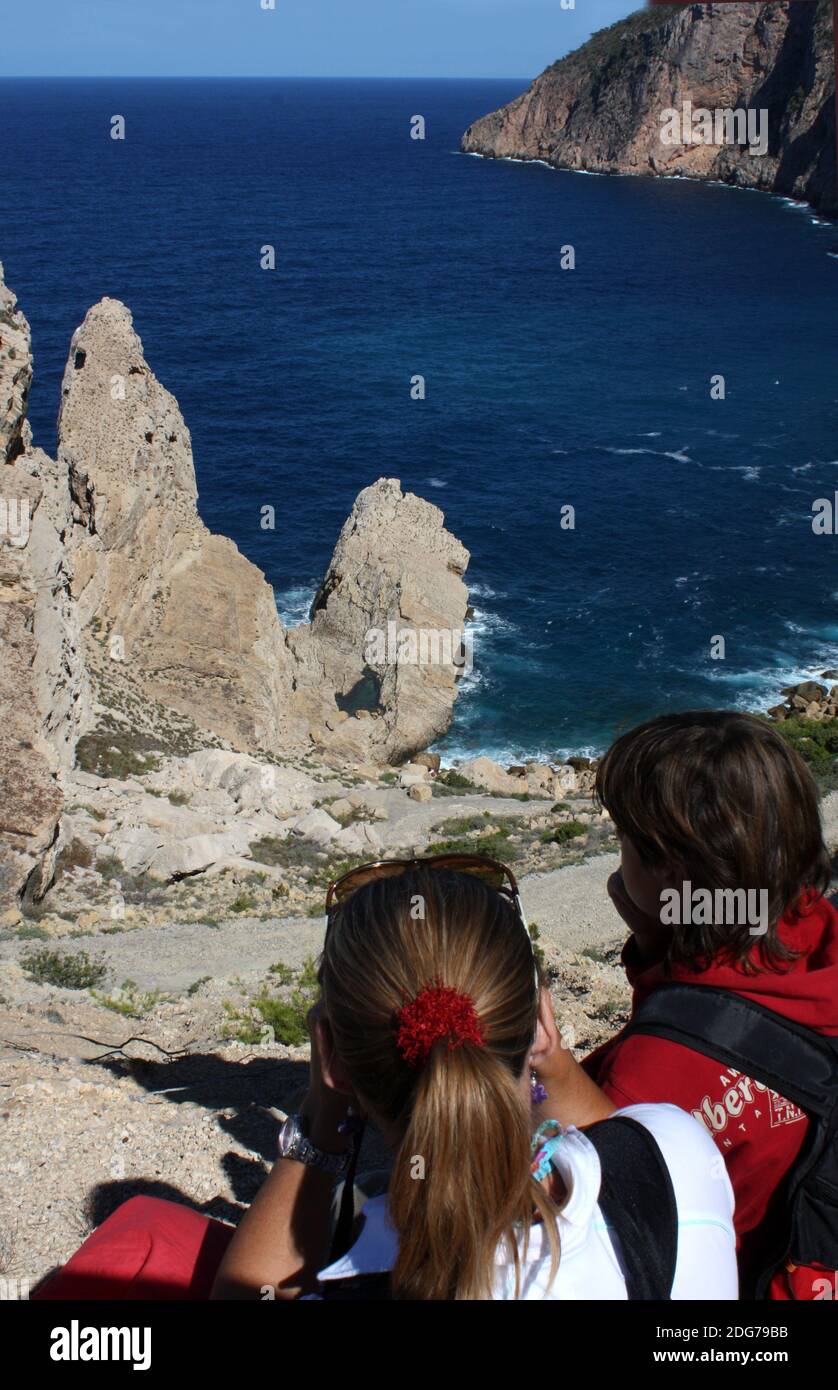 Vista mare Foto Stock