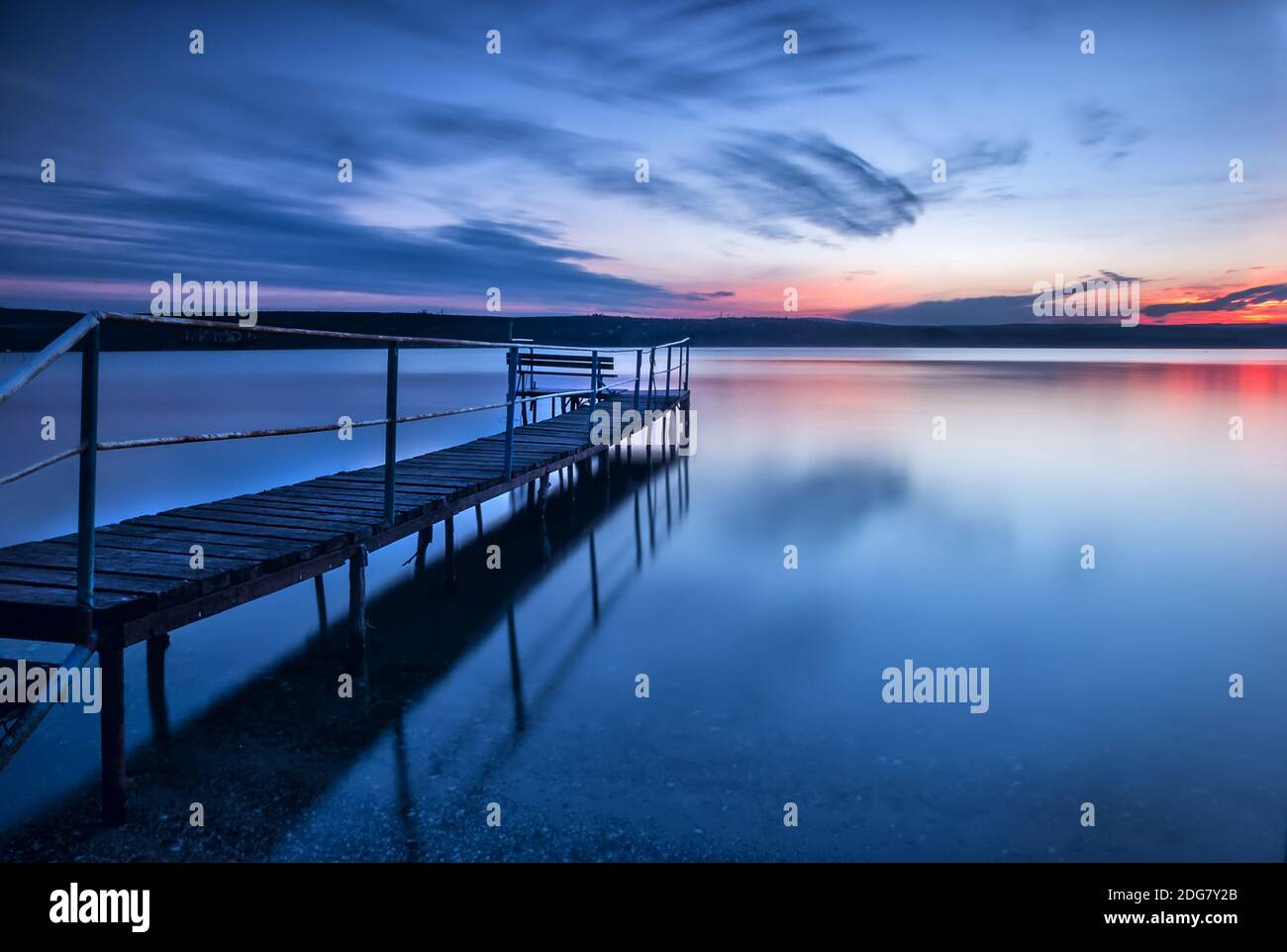 Incredibile mare calmo Foto Stock