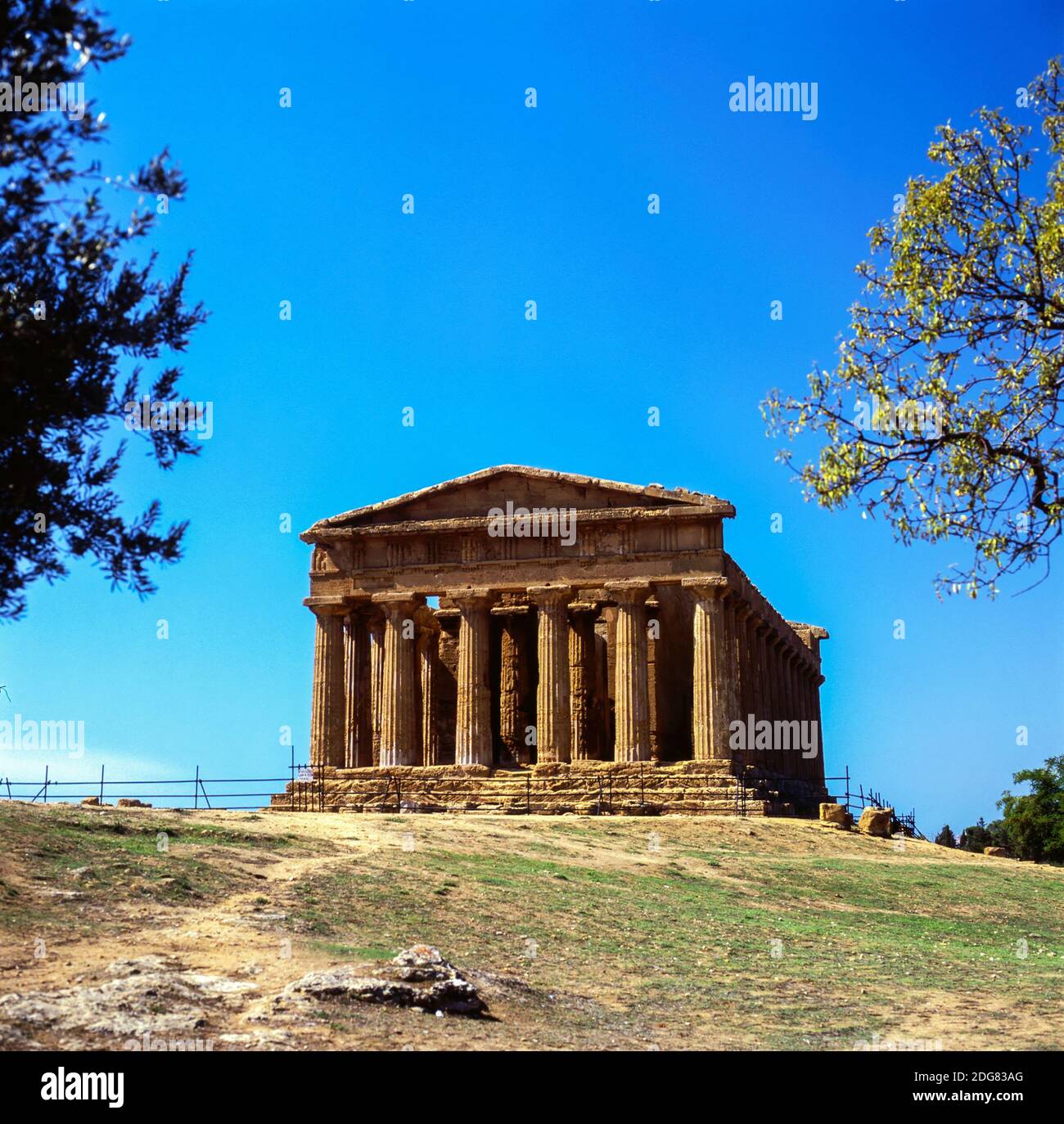 Tempio della Concordia, Agrigento Foto Stock