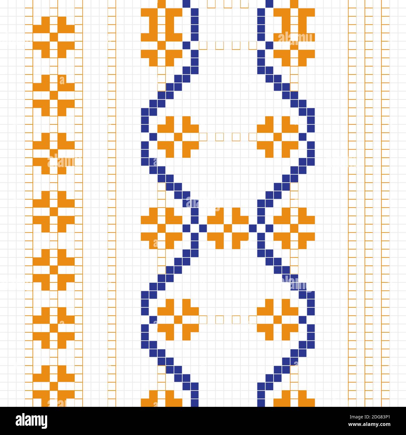 Tradizionale motivo floreale Foto Stock