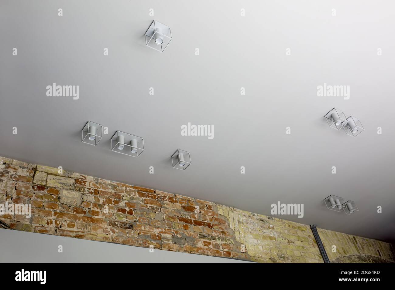 Eleganti lampade a sospensione Foto Stock